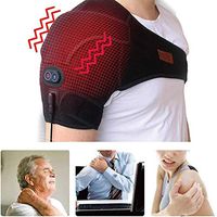 WGIRL Heated Shoulder 3 Level Heating Brace Adjustable Neoprene Single Shoulder Support Hot Cold Therapy Wrap Warm Pad Guard