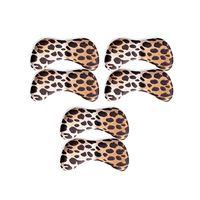 3Pairs Butterfly Wing Shape 4D Memory Foam Shoe Cushions Pads High Heel Insole, Leopard