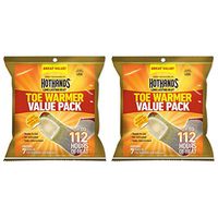 HotHands Toe Warmers, 7-Pair Value Pack 8 hours of heat , Total of 112 hours - Pack of 2