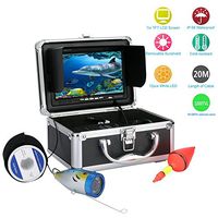 MAOTEWANG 7" Inch HD 1000tvl Underwater Fishing Video Camera Kit 12 PCS White LEDs Video Fish Finder 15M