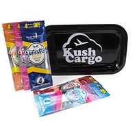 Twisted All Natural Organic Hemp Wraps Variety 5 Pack with Rolling Tray