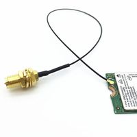 Lot of 5 Ipex U.fl/ipex to Rp-sma Female Pigtail 19cm for Mini Pcie Wifi Mhf4 0.81mm Cable for 7260 7265 Intel Ngff Wifi Wireless