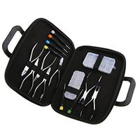 MagiDeal Set of 15 Pieces Eyeglass Repair Kit Screw Nut Nose Pads Screwdrivers Pliers for Eyewear Spectacle Reading Eye Glasses Spectacle Sunglasses