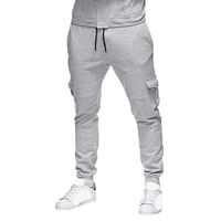 Clearance! Men 's Elastic Pant,Male Fashion Trouser Drawstring Baggy Pockets Sweatpants Slim Fit Jogger Pants