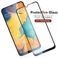 Screen Protector for Samsung Galaxy A30/A50/M30/A20, [Anti-Fingerprint][Full Coverage][Scratchproof] Tempered Glass Film for Samsung Galaxy A30/A50/M30/A20