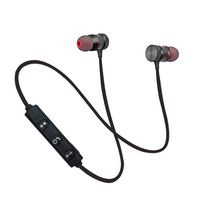 Wireless Earbuds Magneitc Bluetooth Sport Headphones HiFi Stereo Noise Cancelling Earphones with Microphone Sweatproof Headsets Compatible with iPhone 6/6S/7/8/x for Running Workout Gym (Black)