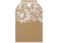 Classic Lace Printed Gift Tags 2-1/4"x3-1/2" - 50pack