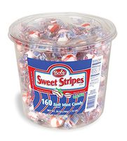 Bob's Sweet Stripes Soft Peppermint Candy, 160 Count, 28 Ounce Jar