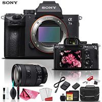 Sony Alpha a7 III Full- Frame Mirrorless Digital Camera (Body) 24MP UHD 4K ILCE7M3/B - Bundle Includes SONY FE 85MM F/1.4 GM Lens + Case + Extra Battery + More