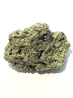 CRYSTALMIRACLE 96 Grams Golden Pyrite Gemstone Rock Reiki FENG Shui Crystal Healing Home Office Gift Psychic Energy Meditation Health Wealth Luck Metaphysical Gemstone Spiritual Wellness Aura