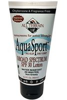 All Terrain AquaSport SPF30 Sunscreen 3oz, Mineral Sunscreen, With Zinc Oxide, Using Natural Ingredients