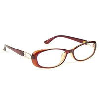 Cyxus Blue Light Filter Computer Glasses for Blocking UV Headache [Anti Eye Eyestrain] Transparent Lens Gaming Glasses, Unisex (Men/Women) (8100, Tea Brown)