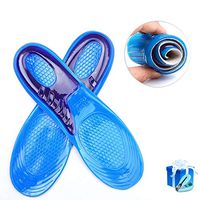 Gel Sports Work Comfort Insoles Full-Length Shock Absorption Shoe Inserts for Men Women,Plantar Fasciitis Orthotic Soles Relieve Heel Foot Pain