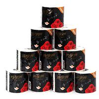 Ultra GentleCare Toilet Paper, 4-Ply Standard Rolls Toilet Paper Soft Skin-Friendly No Fragrance Bath Tissue Paper for Commercial Household-10 Rolls