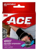 ACE Adjustable Wrist Support, Helps relieve symptoms of Carpal Tunnel Syndrome, Money Back Guarantee, One Size Fits Most