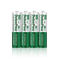 Deleepow AAA Rechargeable Batteries 900mAh, 1200 Cycles Ni-MH Double A Rechargeable Battery 4-Pack …