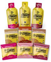 Honey Stinger Gluten Free Training Kit – 9 Count Plus Sticker – Energy Source for Any Activity – 3 Gluten Free Waffles, 3 Packs of Energy Chews & 3 Energy Gels