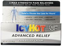 ICY HOT Advanced Pain Relief Cream 2 oz (Pack of 4) by Icy Hot