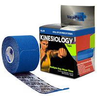 VELAPORT KINESIO PRECUT ROLL 2" X 5.5 YD 20 Strips (Blue, 2" X 5.5 YD 20 Strips 1/BX)