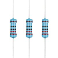 EDGELEC 100pcs 220 ohm Resistor 1/2w (0.5Watt) ±1% Tolerance Metal Film Fixed Resistor, Multiple Values of Resistance Optional