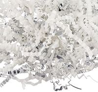 Mayflower Distributing Company 20902 White 2 OZ Shred/Silver FOIL Mix