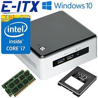 Intel NUC5i7RYH Core i7-5557U NUC System (BOXNUC5i7RYH) , 8GB Dual Channel DDR3L Memory , 960GB SATA SSD, WiFi, Bluetooth, Window 10 Pro Installed & Configured by E-ITX