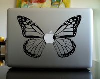 Apple Macbook Vinyl Decal Sticker - Apple Butterfly