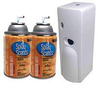 Automatic Spray Air Freshener Kit (2) Refills with (1) Dispenser - Spray Scents - Mandarin Mist