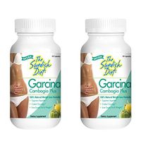 Garcinia Cambogia Extract Weight Loss Supplement | 50% HCA per Serving for Fast Fat Burn | Best Appetite Suppressant & Carb Blocker Includes Calcium and Chromium 2-Pack 1000mg, 60 Caps. Gluten Free