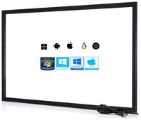 Chengying 42 Inch 10 Points Multi-Touch Infrared Touch Frame IR Touch Panel 42 Inches Infrared Touch Overlay USB Driver Free HID Compatible