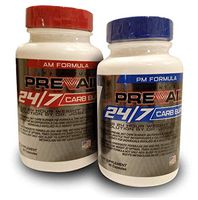 Valentus Prevail 24/7 AM and PM Carb Burner - 60 Capsules per Bottle (120 Capsules Total)