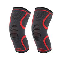 Knee Compression Sleeve Support Brace for Jogging,Running,Sports,Joint Pain Relief,Arthritis and Injury Recovery a Pair Wrap for Men,Women(X-Large)