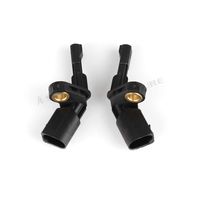 ASURE 2Pcs Wheel Speed Sensor Rear Axle Left Right ABS Sensor for Audi A3 Q3 TT EOS CC Beetle Jetta Passat Tiguan 2010-2012 Skoda Seat (ABEOSR)