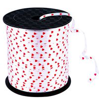 Cooraby 300 Yards Balloon Ribbon Curling Ribbons for Parties, Festival, Florist, Crafts and Gift Wrapping (White)