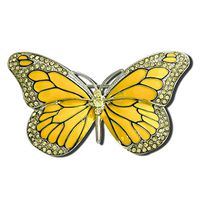 Butterfly Delicate Gifts Popular Accessories Fashion Jewelry Lapel Pin Brooch Daily Creation Aesthetic Beauty Party Girls Jewerly Design Style | color - Yellow