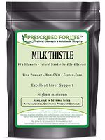Milk Thistle - 80% Silymarin - Natural Seed Extract Powder (Silybum marianum), 10 kg