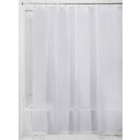 iDesign Mildew-Resistant PEVA 3 Gauge Shower Liner, Stall 54 x 78, Lavender