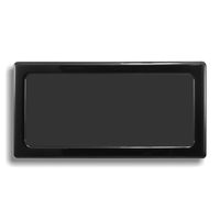 DEMCiflex Computer Dust Filter, 2 x 92mm OD Rectangle, Black Frame/Black Mesh