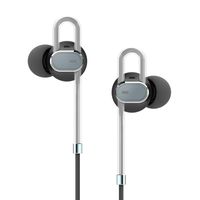 Active Noise Cancelling Headphones, RAVEtone Wired Earbuds in Ear Stereo Earphones with Microphone and Remote (15 Hours Playtime, 3.5mm Jack, Premium Aluminum Matte)