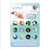 HarrisCommunications HC-SC300-01 Sound Oasis Sleep Relaxation Wellness Sound Card for S-65044; S-660 & S-665 Sound Therapy Systems