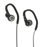 SCOSCHE HPSC3TI 3 Running Earbuds Headphones with TapIt Remote and Microphone - Splashproof and Dustproof IPX4 Rated Exercise Headphones with Multiple Size Silicone Ear Bud Inserts - Black