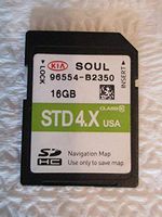 2014 2015 KIA SOUL Navigation MAP Sd Card ,GPS UPDATE , U.S.A OEM PART # 96554-B2350 16GB OEM PART