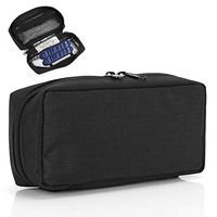 Insulated Bag,Portable Keeps Cooler Bag Case Organizer Care Case Supply For Traveling,Go out,in the wild and ect (Black)