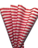Printed Tissue Paper for Gift Wrapping (Classic Red Candy Stripe) - Decorative Gift Tissue Paper, 24 Large Sheets (20x30)