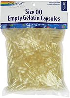 Solaray Empty Gelatin Capsules, Size 00, 500 Count