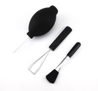 HONBAY 3 in 1 Cleaning Tools Rubber Ball Dust Blower Cleaning Brush, Keycap Steel Puller Remover for Digital Camera Lens Filter Keyboard