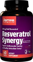 Jarrow Formulas Resveratrol Synergy, Supports Cardiovascular Function, 60 Easy-Solv Tabs