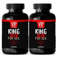 Male Enhancing libido - King Size for Sex - Maca and tribulus - 2 Bottles 120 Capsules
