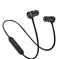 Bluetooth Headphones V5.0, Magnetic Wireless Earbuds with Build-In Mic Sport Sweatproof Earpiece Noise Cancelling Earphones for Workout/Running Compatible with iPhone Samsung Android Cellphones