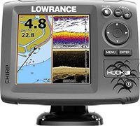 Lowrance Hook-5 Sonar/GPS Mid/High/Downscan Fishfinder